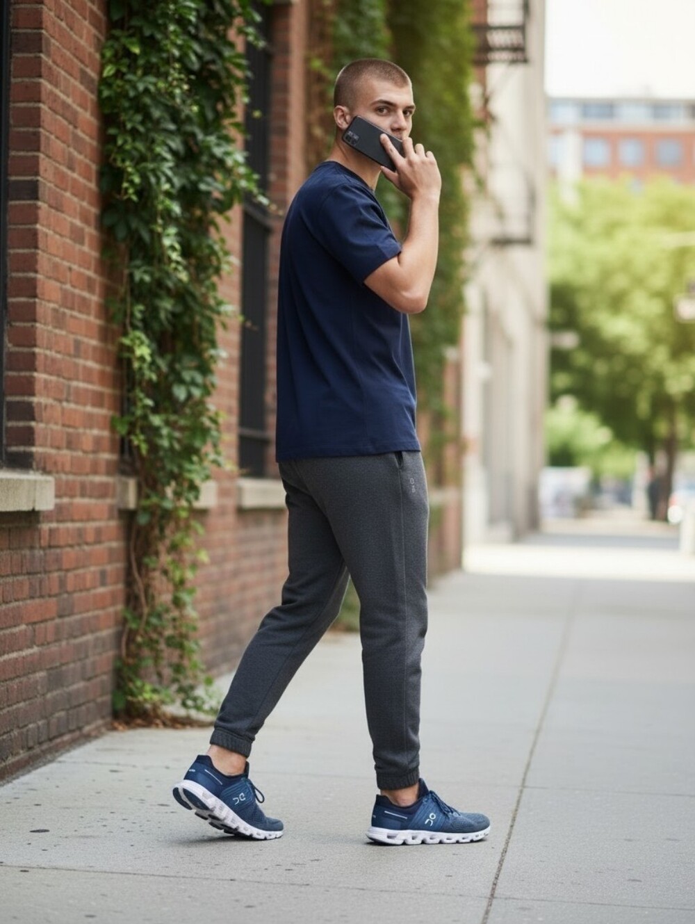 On Cloud, Cloudswift/ Denim Running Shoes
